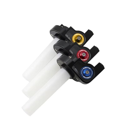 Sclmotos- 22Mm Motorcycle Racing Aluminum Visible Quick Twist Gas Throttle Settle Grips Dirt Pit Bike ATV UTV XR50 CRF50 KLX